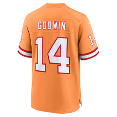 Chris Godwin Tampa Bay Buccaneers Throwback Game Jersey - Orange Jerseys