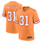Antoine Winfield Jr. Tampa Bay Buccaneers Throwback Game Jersey - Orange Jerseys