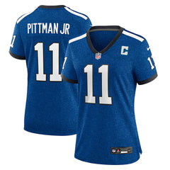 Michael Pittman Jr. Indianapolis Colts Women's Indiana Nights Alternate Game Jersey - Royal Jerseys