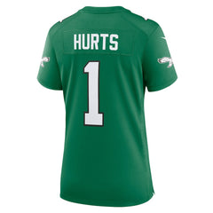 Jalen Hurts Philadelphia Eagles Women's Game Player Jersey - Kelly Green Jerseys