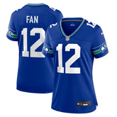 12s Seattle Seahawks Women's Player Jersey - Royal Jerseys