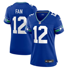 12s Seattle Seahawks Women's Player Jersey - Royal Jerseys