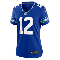 12s Seattle Seahawks Women's Player Jersey - Royal Jerseys