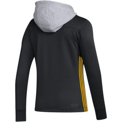 Pittsburgh Penguins adidas Women's Refresh Skate Lace AEROREADY Pullover Hoodie - Black | US 5260166
