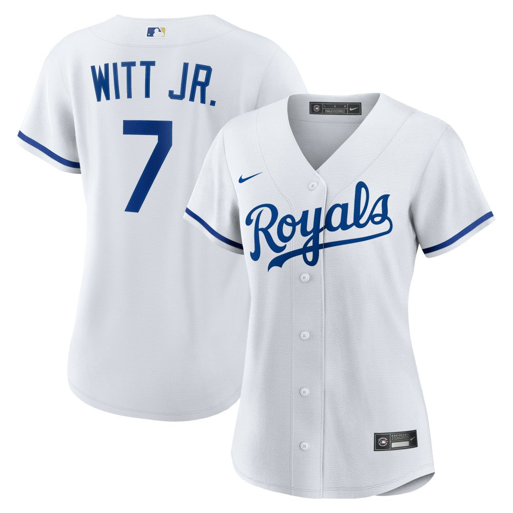 Bobby Witt Jr. Kansas City Royals Nike Women's Home Replica Player Jersey - White Jerseys