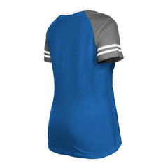 Indianapolis Colts New Era Women's Raglan Lace-Up T-Shirt - Royal T-shirts