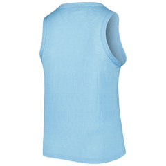 Chicago Cubs Soft as a Grape Women's Plus Size High Neck Tri-Blend Tank Top - Royal Tanks