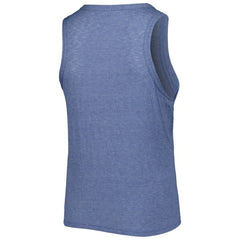 Houston Astros Soft as a Grape Women's Plus Size High Neck Tri-Blend Tank Top - Navy Tanks