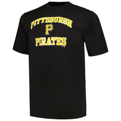 Pittsburgh Pirates Profile Big & Tall T-Shirt Combo Pack - Black/Heather Gray T-shirts