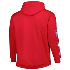 St. Louis Cardinals Big & Tall Fleece Pullover Hoodie - Red Hoodies
