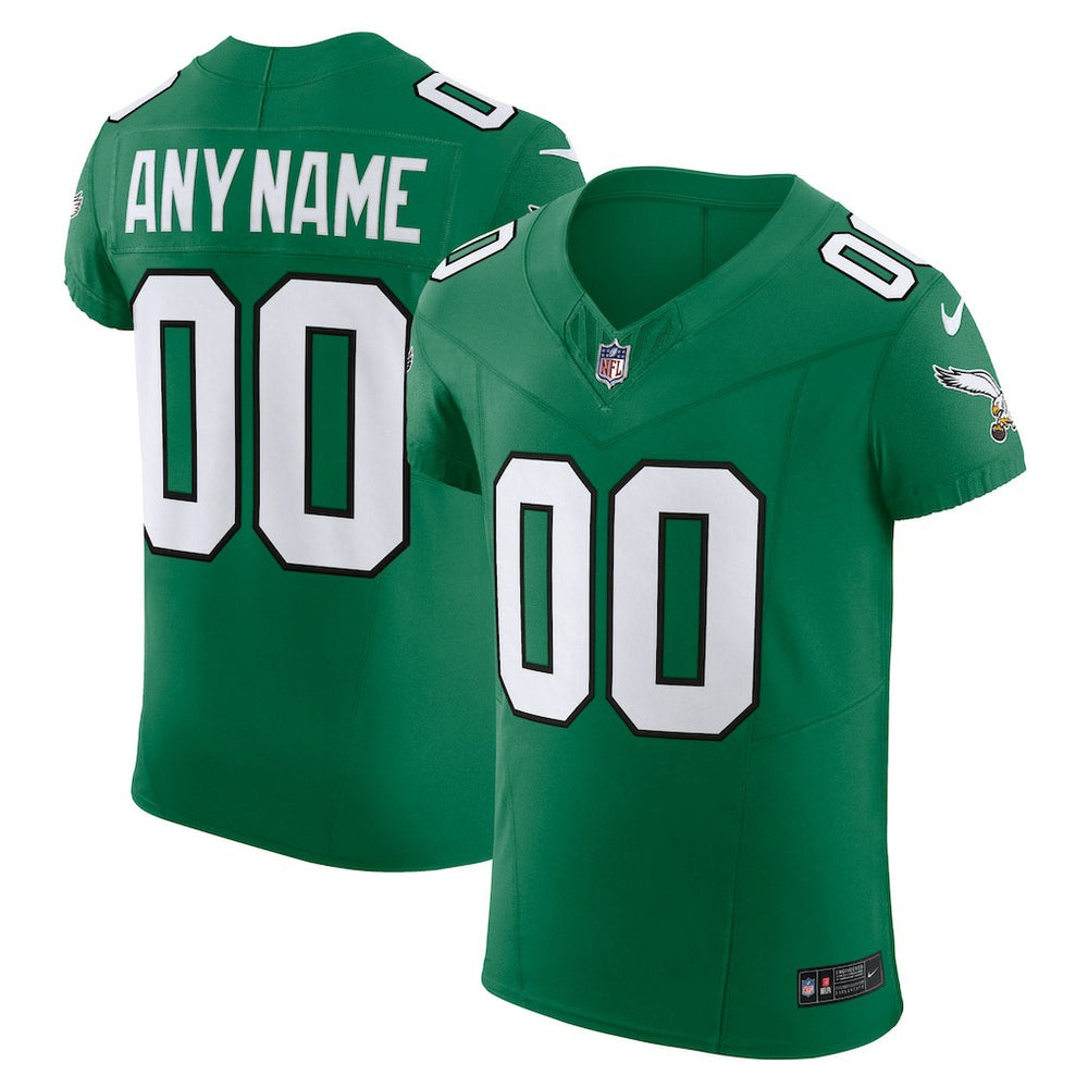 Philadelphia Eagles 2nd Alternate Vapor F.U.S.E. Elite Custom Jersey - Kelly Green Jerseys
