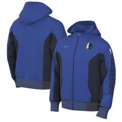 Dallas Mavericks 2023/24 Authentic Showtime Full-Zip Hoodie Blue - Nike