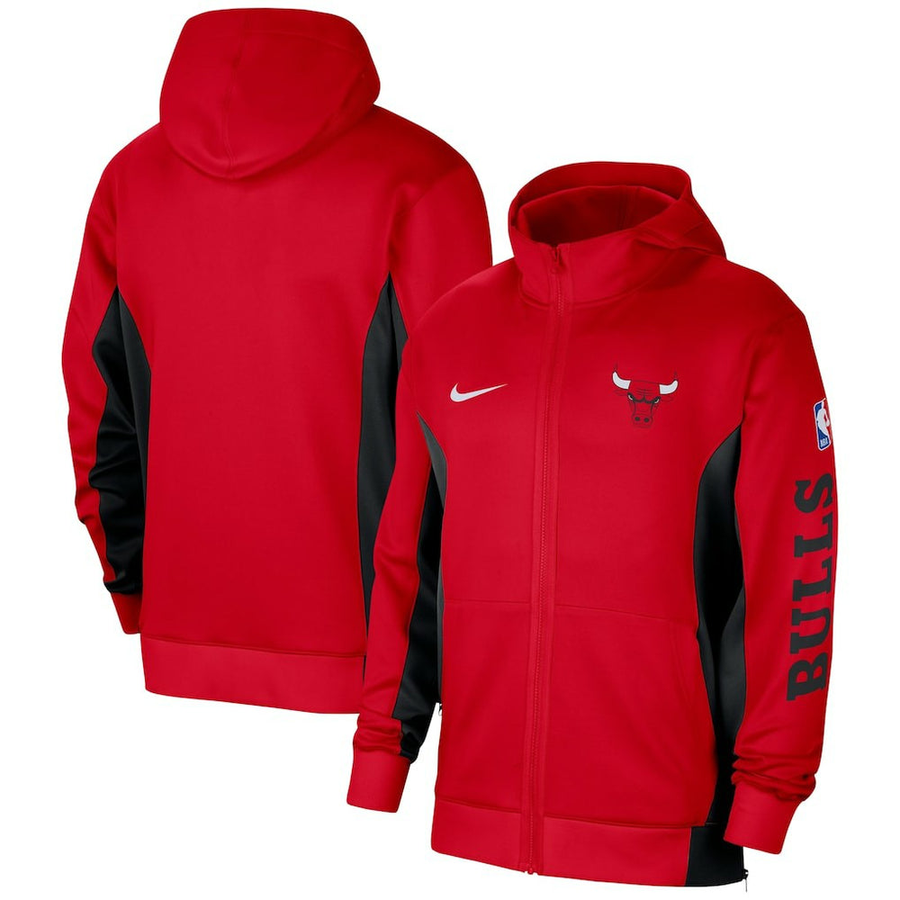 Chicago Bulls 2023/24 Authentic Showtime Full-Zip Hoodie Red - Nike
