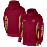 Cleveland Cavaliers 2023/24 Authentic Showtime Full-Zip Hoodie Wine - Nike