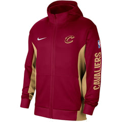 Cleveland Cavaliers 2023/24 Authentic Showtime Full-Zip Hoodie Wine - Nike
