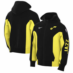 Utah Jazz 2023/24 Authentic Showtime Full-Zip Hoodie Black - Nike
