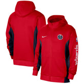 Washington Wizards 2023/24 Authentic Showtime Full-Zip Hoodie Red - Nike