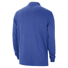 Dallas Mavericks Authentic Performance Half-Zip Jacket Blue - Nike