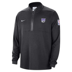 Sacramento Kings Authentic Performance Half-Zip Jacket Black - Nike