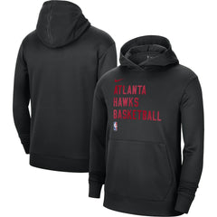 Atlanta Hawks Unisex 2023/24 Performance Spotlight On-Court Practice Pullover Hoodie Black - Nike