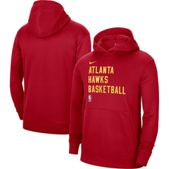 Atlanta Hawks Unisex 2023/24 Performance Spotlight On-Court Practice Pullover Hoodie Red - Nike