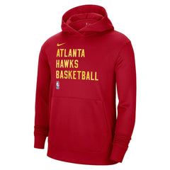 Atlanta Hawks Unisex 2023/24 Performance Spotlight On-Court Practice Pullover Hoodie Red - Nike