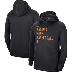 Phoenix Suns Unisex 2023/24 Performance Spotlight On-Court Practice Pullover Hoodie Black - Nike