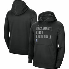 Sacramento Kings Unisex 2023/24 Performance Spotlight On-Court Practice Pullover Hoodie Black - Nike