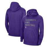 Sacramento Kings Unisex 2023/24 Performance Spotlight On-Court Practice Pullover Hoodie Purple - Nike