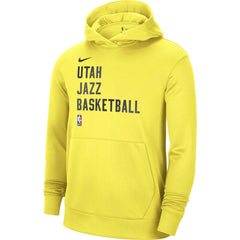 Utah Jazz Unisex 2023/24 Performance Spotlight On-Court Practice Pullover Hoodie Yellow - Nike outlet