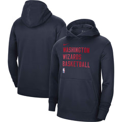 Washington Wizards Unisex 2023/24 Performance Spotlight On-Court Practice Pullover Hoodie Navy - Nike