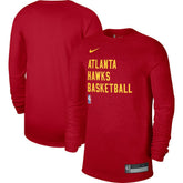 Atlanta Hawks Unisex 2023/24 Legend On-Court Practice Long Sleeve T-Shirt Red - Nike