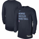 Memphis Grizzlies Unisex 2023/24 Legend On-Court Practice Long Sleeve T-Shirt Navy - Nike