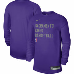 Sacramento Kings Unisex 2023/24 Legend On-Court Practice Long Sleeve T-Shirt Purple - Nike