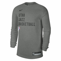 Utah Jazz Unisex 2023/24 Legend On-Court Practice Long Sleeve T-Shirt Heather Gray - Nike