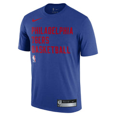 Philadelphia 76ers 2023/24 Sideline Legend Performance Practice T-Shirt Royal - Nike