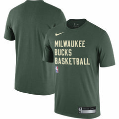 Milwaukee Bucks 2023/24 Sideline Legend Performance Practice T-Shirt Hunter Green - Nike