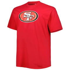 Christian McCaffrey San Francisco 49ers Big & Tall Player Name & Number T-Shirt - Scarlet T-shirts