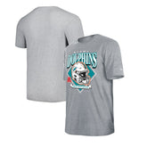 Miami Dolphins New Era Team Logo T-Shirt - Gray T-shirts