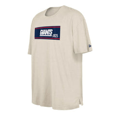 New York Giants New Era Third Down Big & Tall Historic T-Shirt - Cream T-shirts