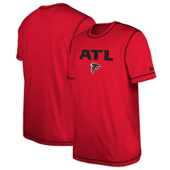 Atlanta Falcons New Era Third Down Puff Print T-Shirt - Red T-shirts