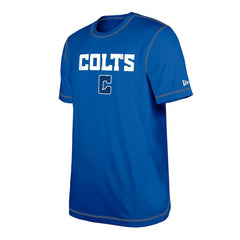 Indianapolis Colts New Era Third Down Puff Print T-Shirt - Royal T-shirts