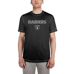 Las Vegas Raiders New Era Third Down Puff Print T-Shirt - Black T-shirts