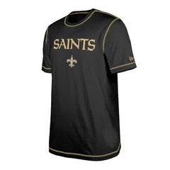 New Orleans Saints New Era Third Down Puff Print T-Shirt - Black T-shirts