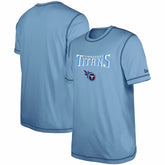 Tennessee Titans New Era Third Down Puff Print T-Shirt - Light Blue T-shirts
