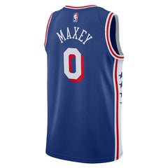 Tyrese Maxey Philadelphia 76ers Unisex Swingman Jersey Icon Edition Royal - Nike