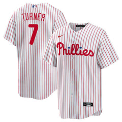 Trea Turner Philadelphia Phillies Nike Home Replica Player Jersey - White Jerseys