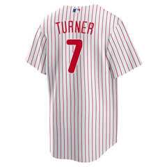 Trea Turner Philadelphia Phillies Nike Home Replica Player Jersey - White Jerseys