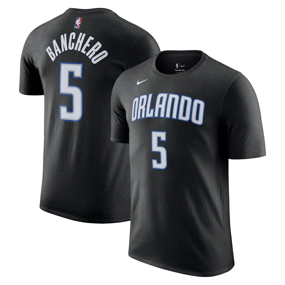 Paolo Banchero Orlando Magic Icon 2022/23 Name & Number T-Shirt Black - Nike