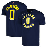 Tyrese Haliburton Indiana Pacers Icon 2022/23 Name & Number T-Shirt Navy - Nike